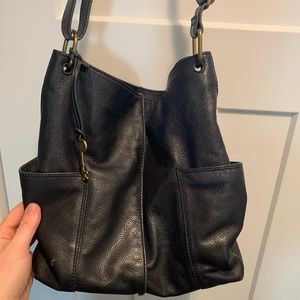 Black Fossil Purse